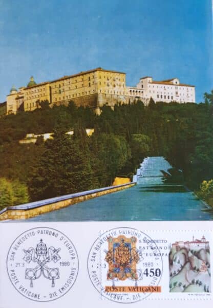 Maxikaarten - Kloosters. Abdij van Monte Cassino in Italië.