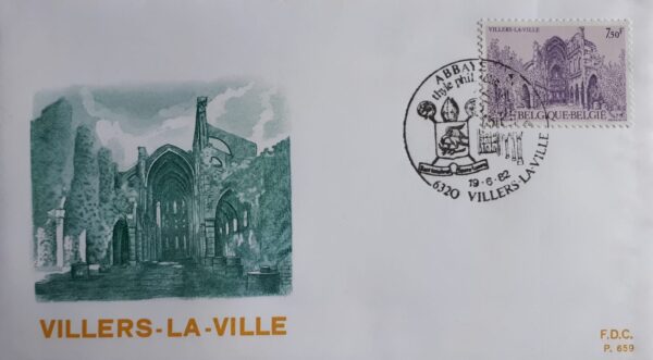 FDC - Kloosters. Abdij van Villers-la-Ville.