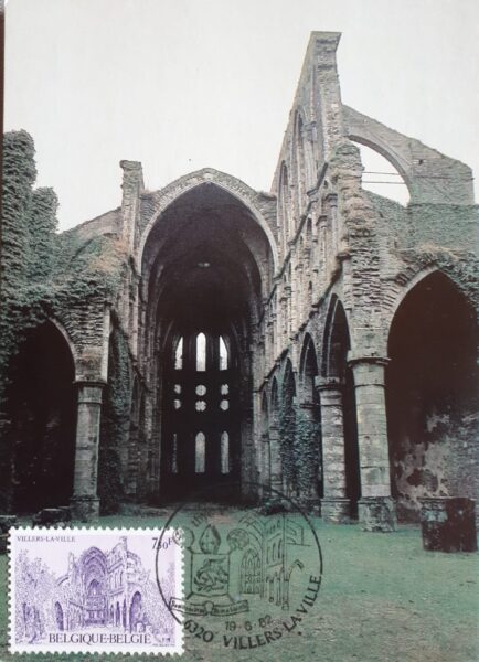 Maxikkaarten - Kloosters. Abdij van Villers-la-Villes in België.