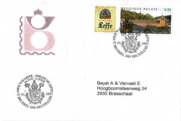 Letter over The Abbey of Leffe.