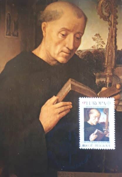 Maxikaarten - Heiligen. Benedictus van Nursia.