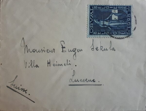 Brief van Mathide.