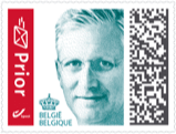 Posttarief België, beeltenis Koning Filip.
