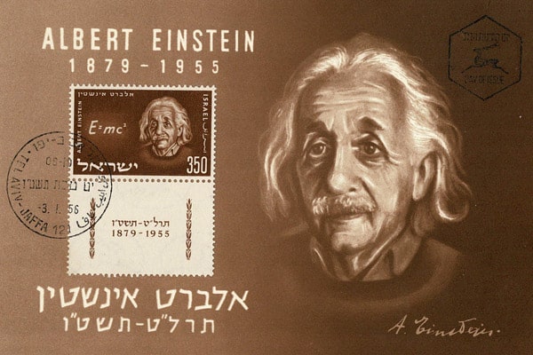 Maxikaarten Albert Einstein.
