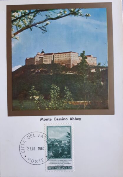 Abdij van Monte Cassino in Italië.
