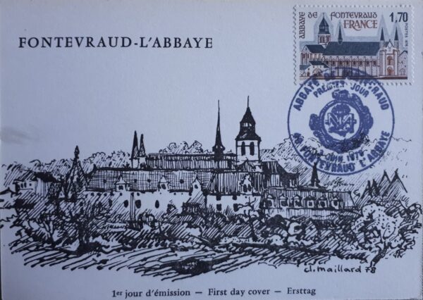 Abdij van Fontevraud in Frankrijk.