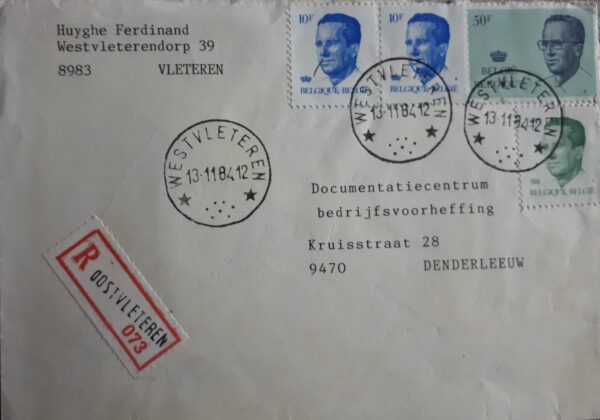 Aangetekende brief Abdij Westvleteren.